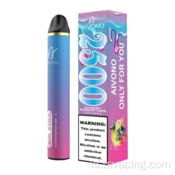 Jus buah rokok elektronik sekali pakai 2500 puff